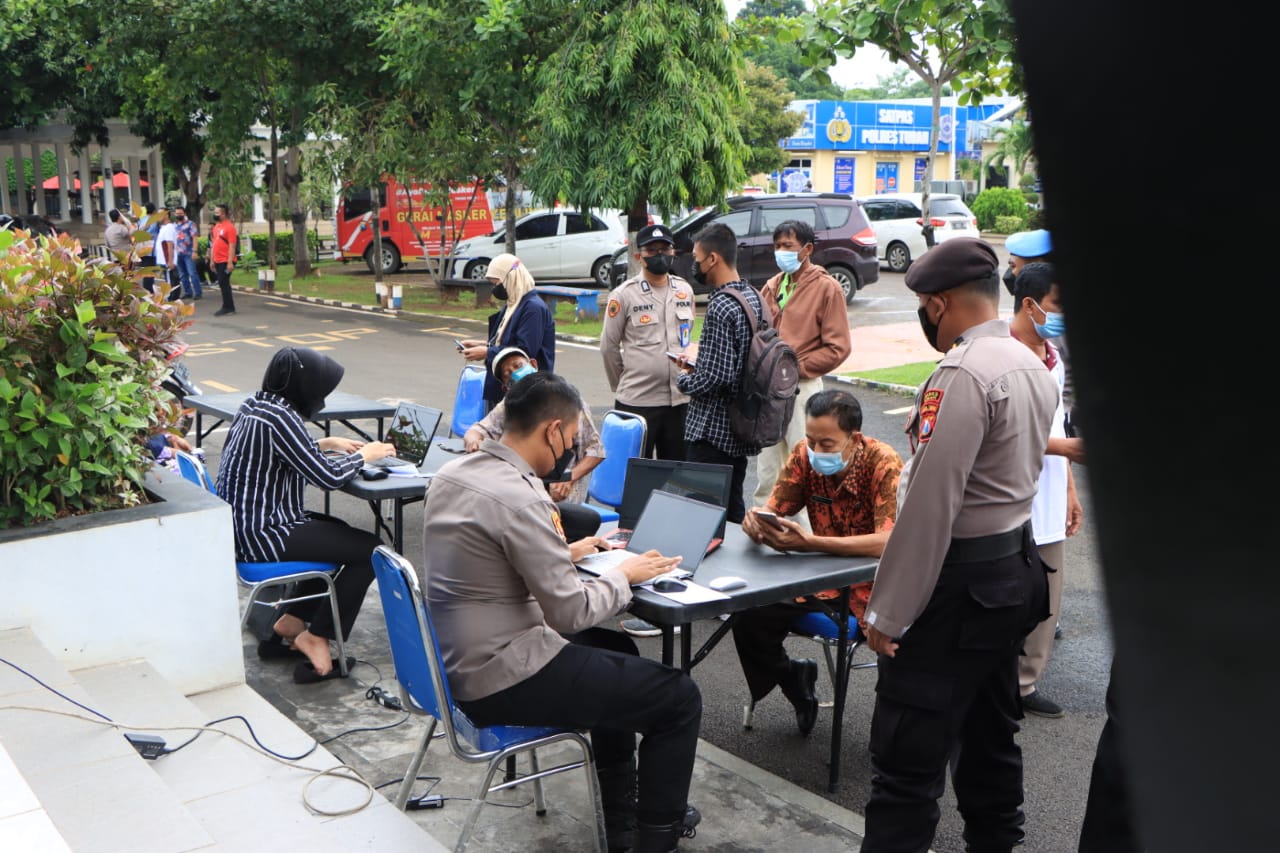 Kembali Gelar Vaksin On The Spot, Polres Tuban Sediakan Booster Bagi Masyarakat